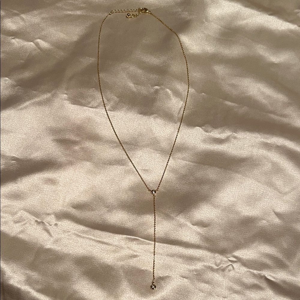 Uncommon James Gold Little Thing Lariat Necklace - Picture 2 of 3